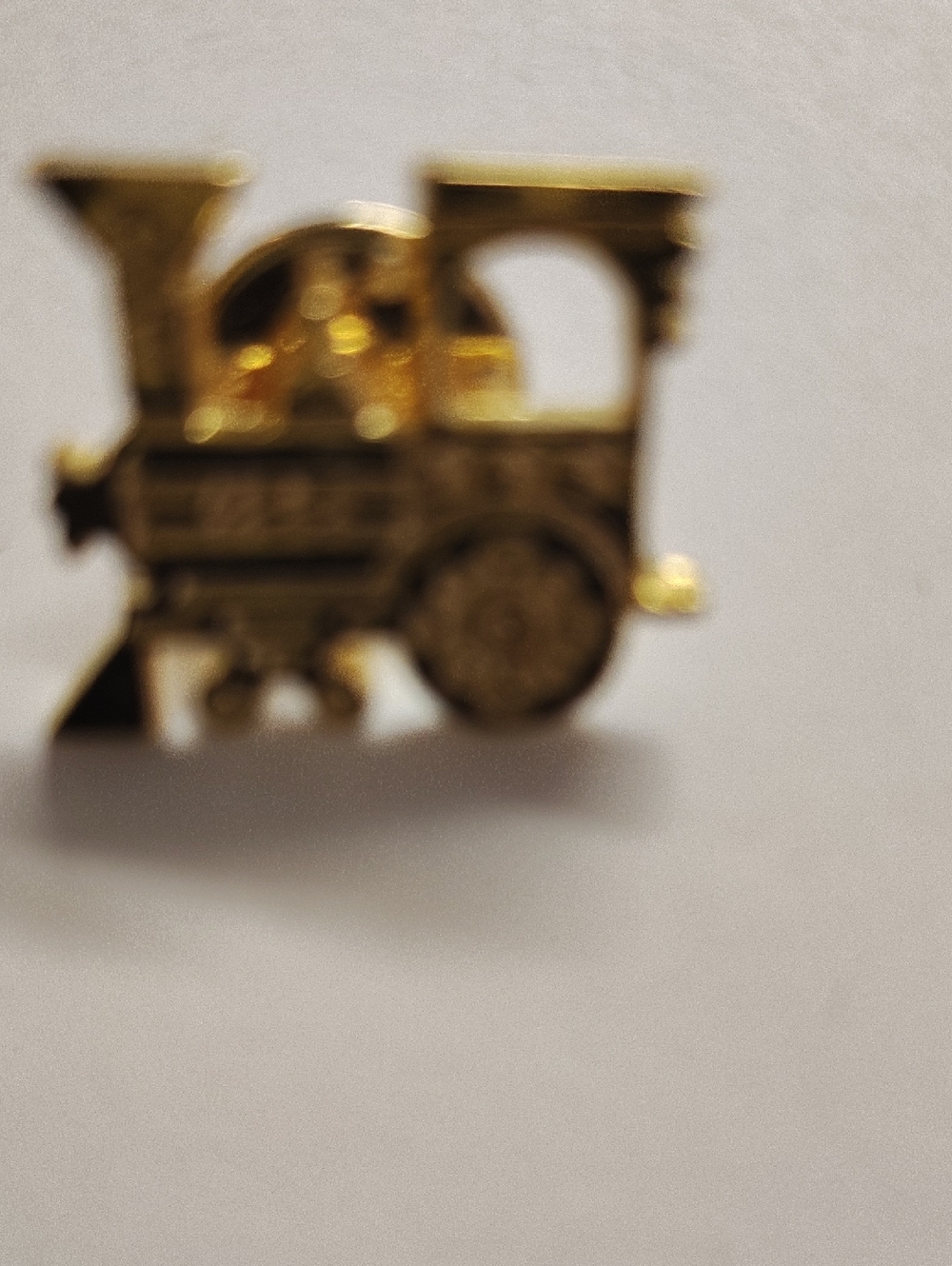 Gold Train Charm Pendant - Women Jewelry